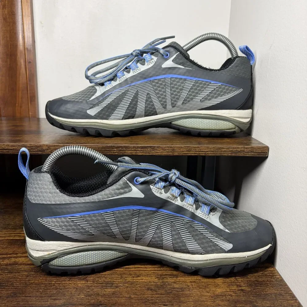Size 8.5 Womens - Merrell Siren Edge 3 Hiking Shoes Grey/Blue